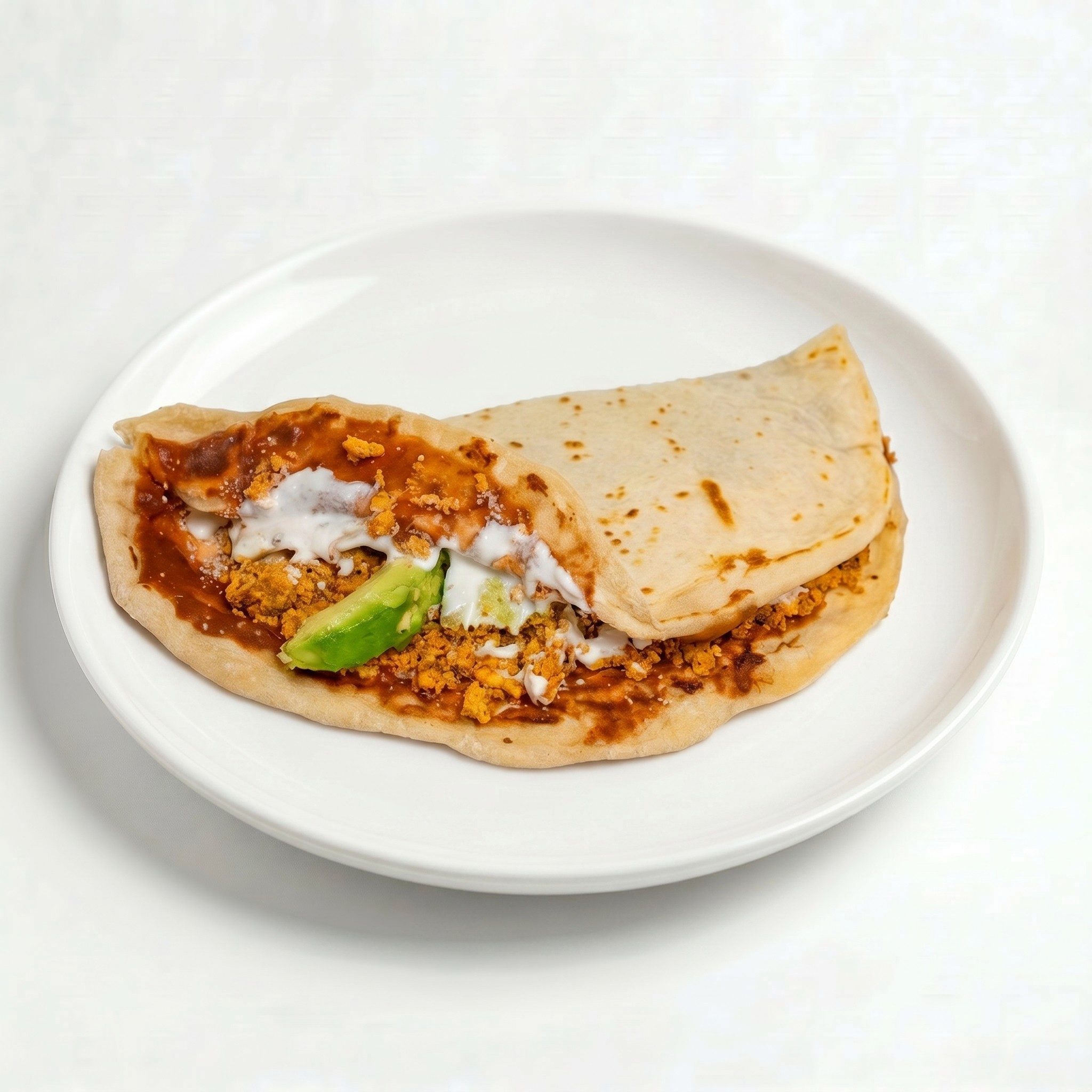 Everything and Protein Baleada / Baleada con Todo y Proteína.