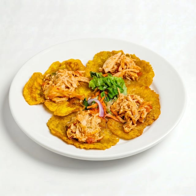 Loaded Tostones / Tostones Cargados.