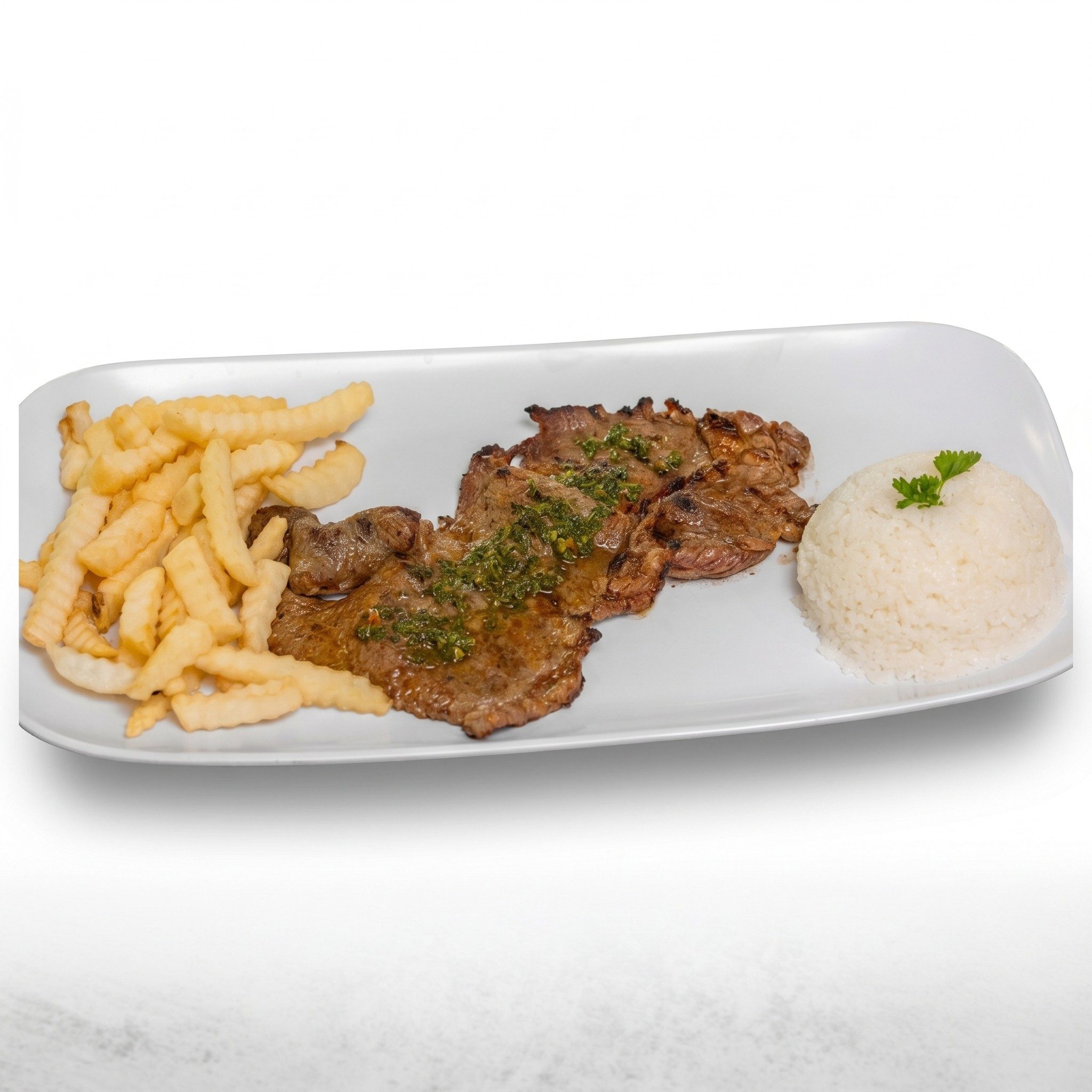 Traditional Steak Plate / Plato de Bistec Tradicional.
